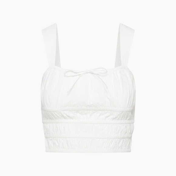 Aritzia Sunday Best Martine Poplin Top - White - Picture 3 of 8